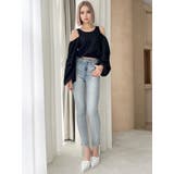 ショルダーOPENジャカードブラウス | GYDA | 詳細画像12 