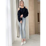 ショルダーOPENジャカードブラウス | GYDA | 詳細画像13 