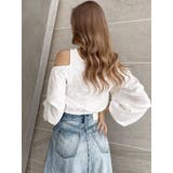 ショルダーOPENジャカードブラウス | GYDA | 詳細画像3 