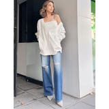 ハイウエスト KNEEダメージワイドデニムパンツ | GYDA | 詳細画像10