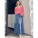 OVERLAPリメイクデニムロングスカート | GYDA | 詳細画像11