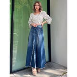 OVERLAPリメイクデニムロングスカート | GYDA | 詳細画像12