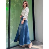 OVERLAPリメイクデニムロングスカート | GYDA | 詳細画像13