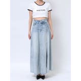 OVERLAPリメイクデニムロングスカート | GYDA | 詳細画像26