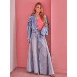 OVERLAPリメイクデニムロングスカート | GYDA | 詳細画像8