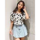 タックプリーツ デニムスカートライクショートパンツ | GYDA | 詳細画像23 