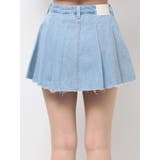 タックプリーツ デニムスカートライクショートパンツ | GYDA | 詳細画像35 