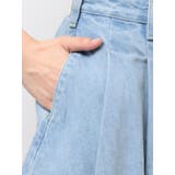 タックプリーツ デニムスカートライクショートパンツ | GYDA | 詳細画像37 