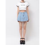 タックプリーツ デニムスカートライクショートパンツ | GYDA | 詳細画像39 