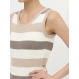 ボーダーノースリーブ2wayワンピース | GYDA | 詳細画像24 