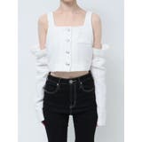 フロントボタン2WAY FANCYTWEEDブラウス | GYDA | 詳細画像21