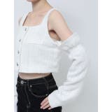 フロントボタン2WAY FANCYTWEEDブラウス | GYDA | 詳細画像25