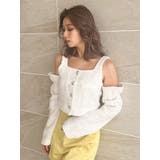 フロントボタン2WAY FANCYTWEEDブラウス | GYDA | 詳細画像3