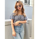 Symmetry GYDAチャームオフショルブラウス | GYDA | 詳細画像16 