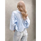 ビジュー スタッズ ショート LOOSE シャツ | GYDA | 詳細画像16 