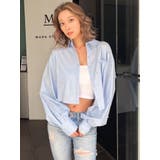 ビジュー スタッズ ショート LOOSE シャツ | GYDA | 詳細画像2 