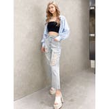 ビジュー スタッズ ショート LOOSE シャツ | GYDA | 詳細画像37 