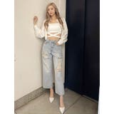 ビジュー スタッズ ショート LOOSE シャツ | GYDA | 詳細画像45 