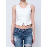 タンクトップレイヤードベアブラウス | GYDA | 詳細画像17