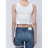 タンクトップレイヤードベアブラウス | GYDA | 詳細画像19