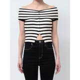 HEMスリットオフショルニットトップス | GYDA | 詳細画像21 