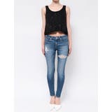 ラメスパンコールLOOSEニットタンクトップ | GYDA | 詳細画像32