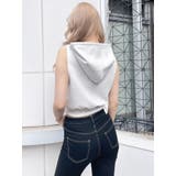 ハーフZIPノースリーブショートパーカー | GYDA | 詳細画像13 