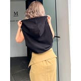 ハーフZIPノースリーブショートパーカー | GYDA | 詳細画像6 