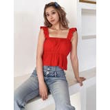 リボンフレアリブトップス | GYDA | 詳細画像11 