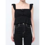 リボンフレアリブトップス | GYDA | 詳細画像26 