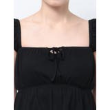 リボンフレアリブトップス | GYDA | 詳細画像29 