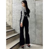 BACKリボンデニムロンパース | GYDA | 詳細画像15 