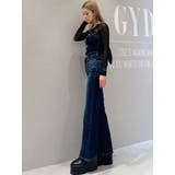 BACKリボンデニムロンパース | GYDA | 詳細画像19 