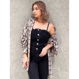 BACKリボンデニムロンパース | GYDA | 詳細画像29 