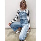 BACKリボンデニムロンパース | GYDA | 詳細画像42 