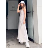 バックオープンサテンキャミロングワンピース | GYDA | 詳細画像15 