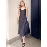 バックオープンサテンキャミロングワンピース | GYDA | 詳細画像23 