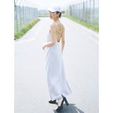 バックオープンサテンキャミロングワンピース | GYDA | 詳細画像5 