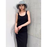 TWISTショルダーストラップソフトタッチロングワンピース | GYDA | 詳細画像20 