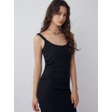 TWISTショルダーストラップソフトタッチロングワンピース | GYDA | 詳細画像3 