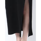 カットアウトテレコスリットロングワンピース | GYDA | 詳細画像31