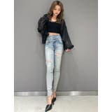 シアーラインストーンショートシャツ | GYDA | 詳細画像12 