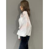 シアーラインストーンショートシャツ | GYDA | 詳細画像17 