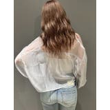 シアーラインストーンショートシャツ | GYDA | 詳細画像23 