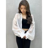 シアーラインストーンショートシャツ | GYDA | 詳細画像27 