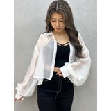 シアーラインストーンショートシャツ | GYDA | 詳細画像28 