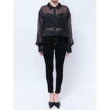 シアーラインストーンショートシャツ | GYDA | 詳細画像49 