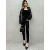 シアーラインストーンショートシャツ | GYDA | 詳細画像7 