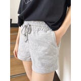 ライトグレー | ラインストーンGYDAラメショートパンツ | GYDA