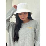 オフホワイト | Symmetry GYDA lame embroideryニットバケットHAT | GYDA